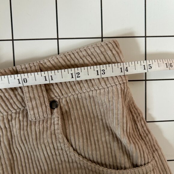 Afends Paradise Moss Organic Corduroy Carpenter Pants – Dark Ecru, Size 26 - Picture 11 of 14